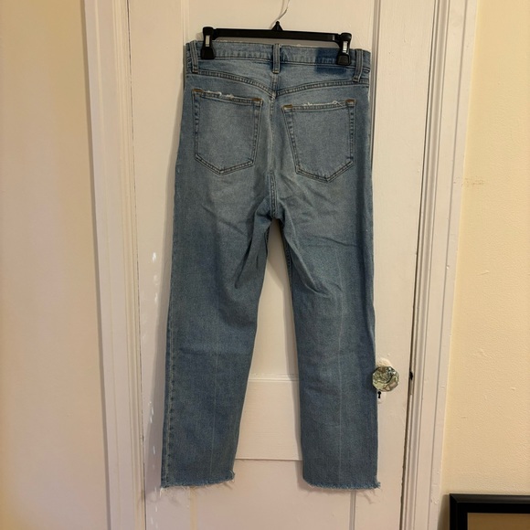 abercrombie & fitch ankle straight ultra high rise jean - Picture 3 of 4